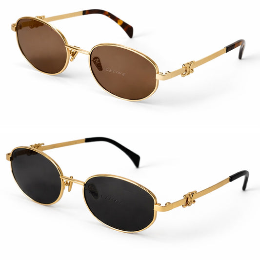 Celine with logo glasses