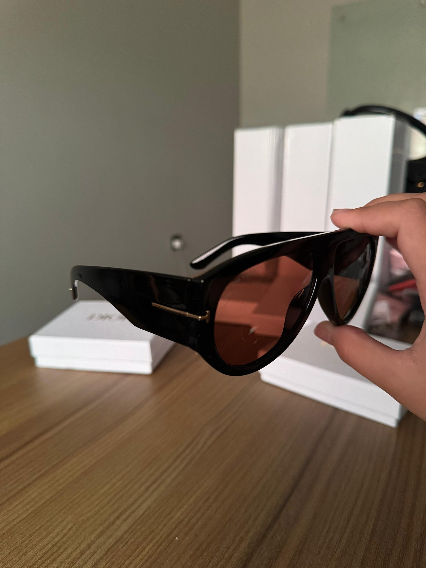 Tom Ford Ft1044 Black Sunglasses With Yellow Lenses