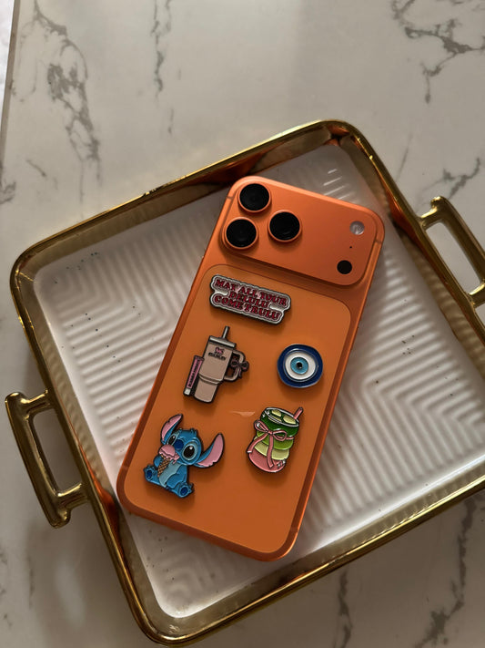 Phone sticker charm pack of 5 bundle 5