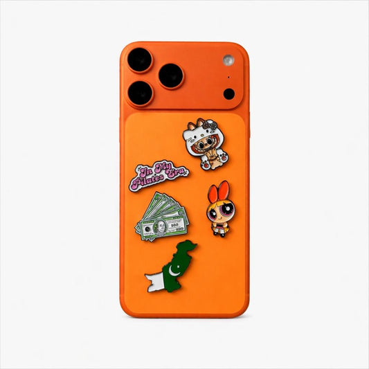 Metal Phone Charm Sticker Pack 
of 5 Bundle 11