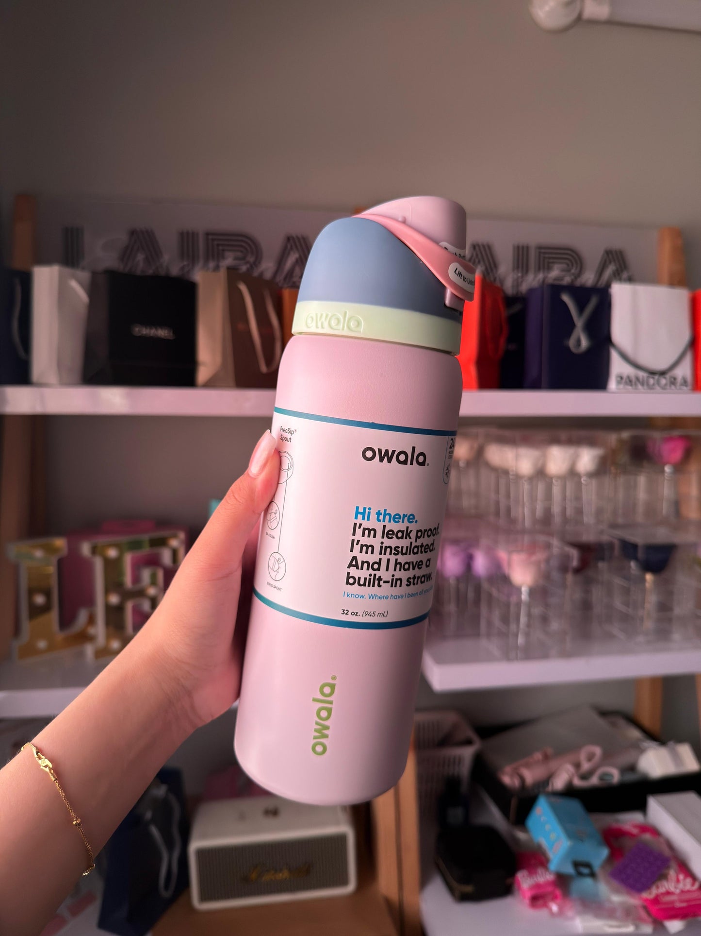 Owala Free Sip water leak proof  insulated bottles 32oz