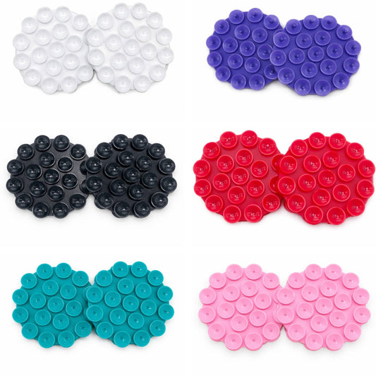 Double sided round sticky grippy