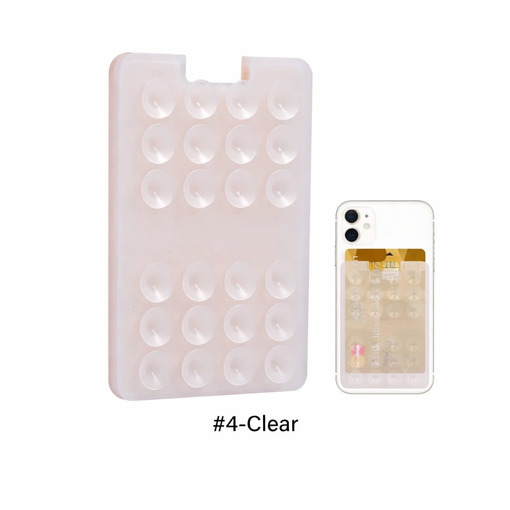 Suction card holder grippy