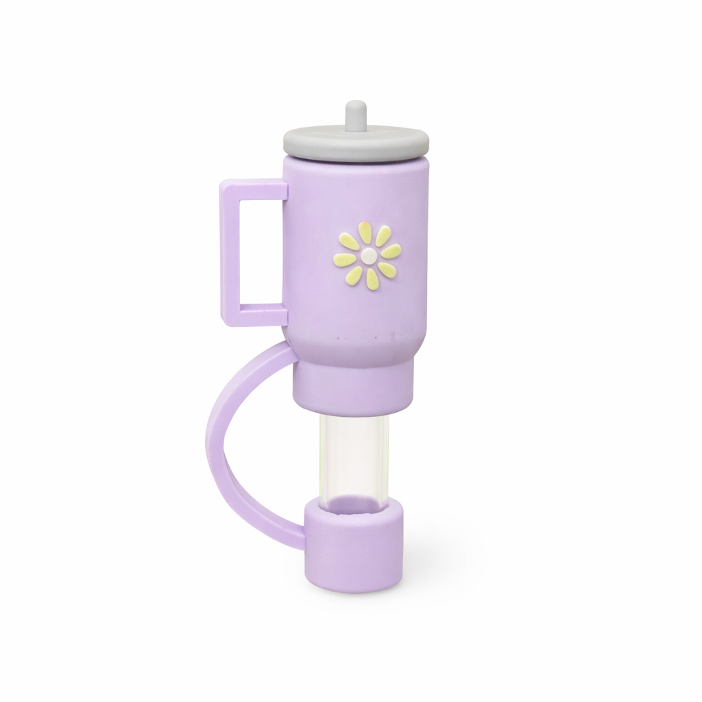 Daisy Tumbler Straw Cover