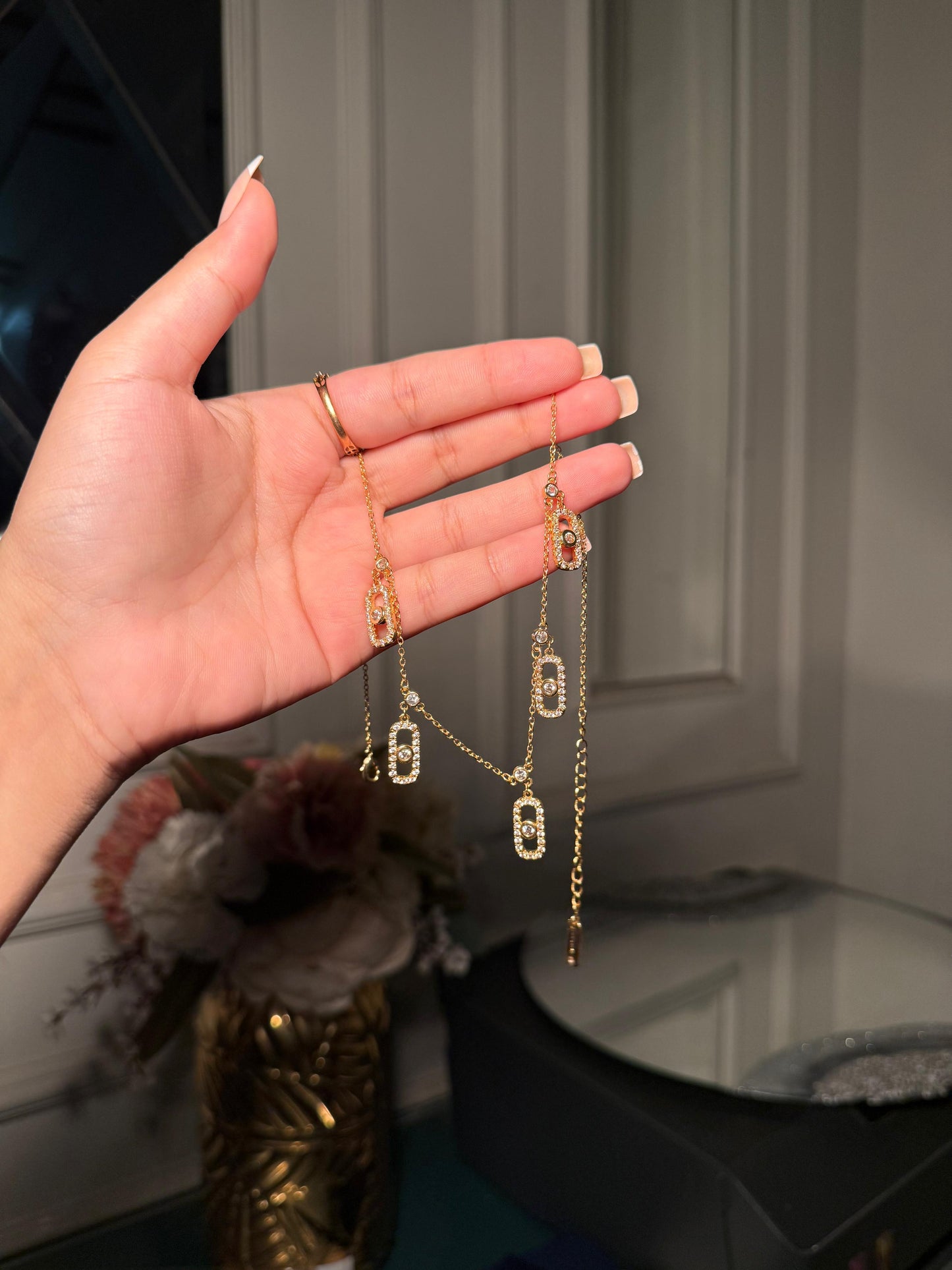 Messika B.Zero1 Rock Chain Necklace/Earring