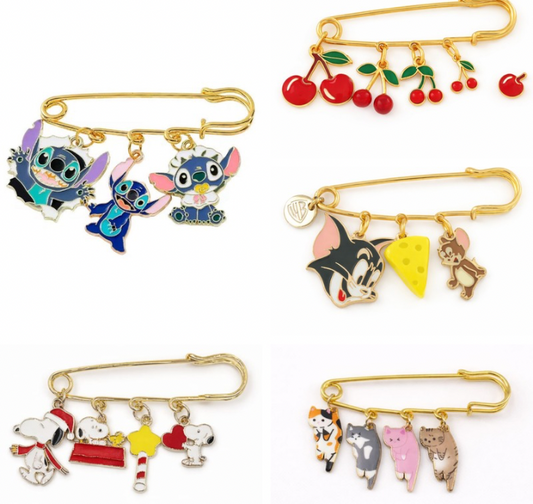 Bag Brooch safety pin