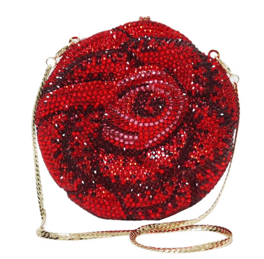 Ruby Bloom Rose Clutch  (15-20 days delivery time)
