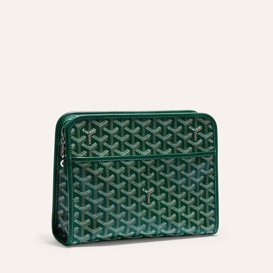 Green Goyard Jouvence MM Toiletry Bag (15-20 Days Delivery Time)