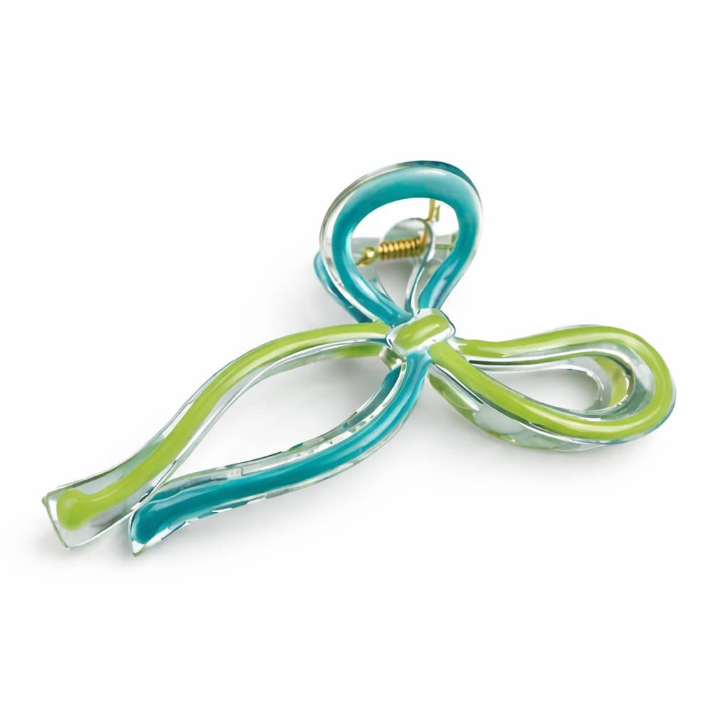 Ribbon Bow Hair Claw Clips