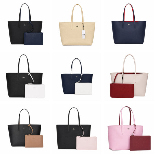 Lacoste Anna Reversible Tote with Removable Pouch