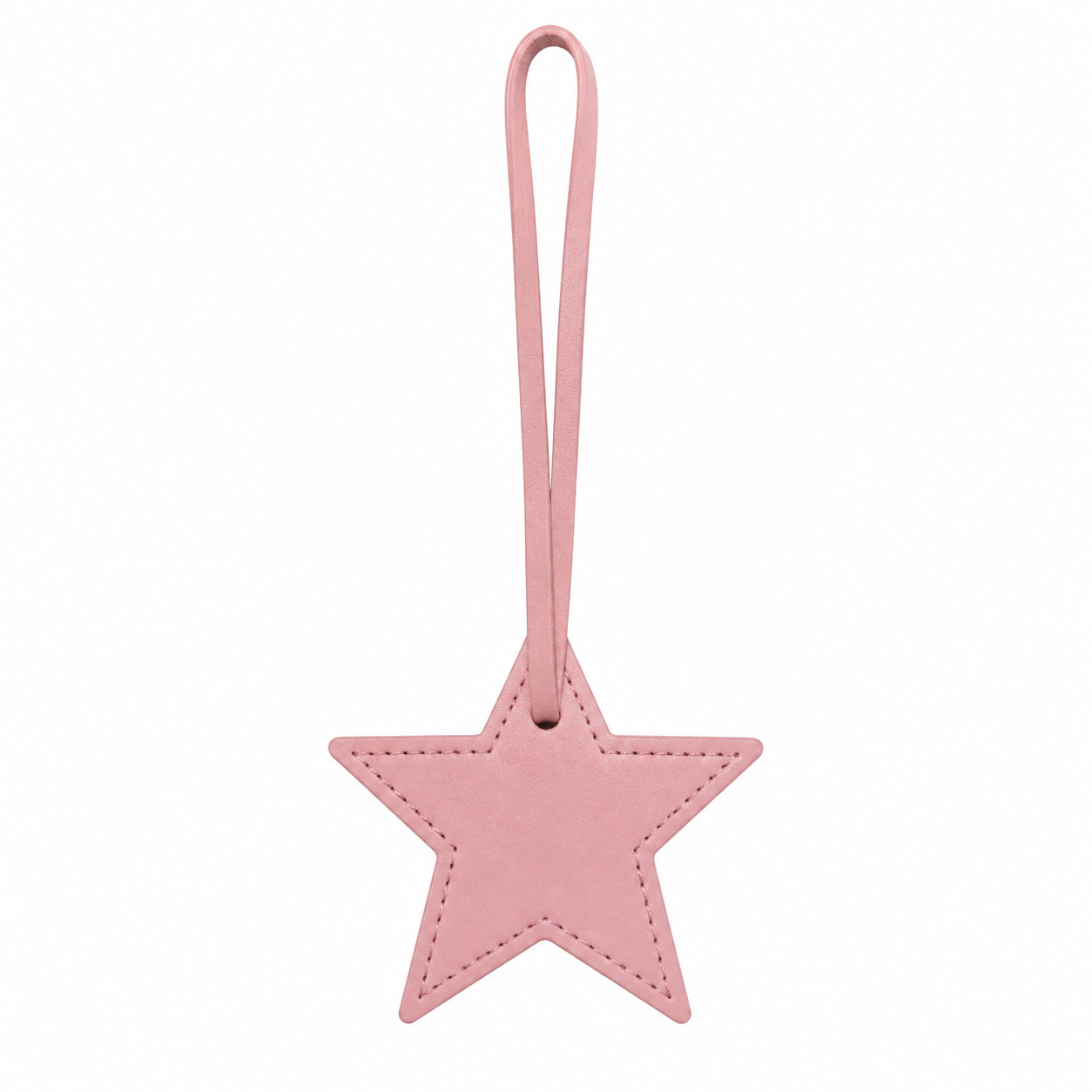 Star Leather Bag Charm