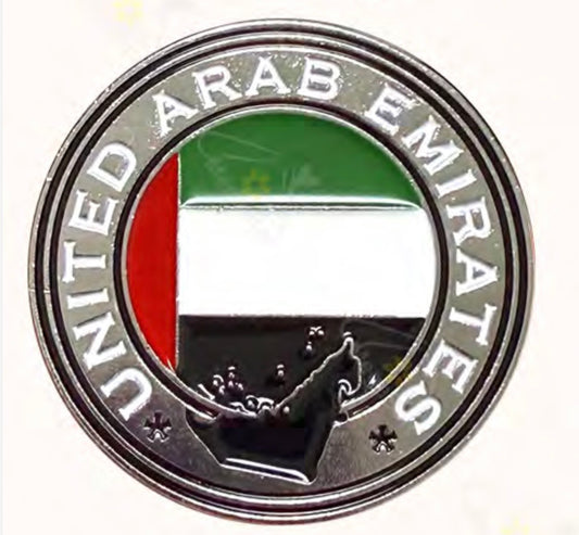 UAE Metal Phone Sticker