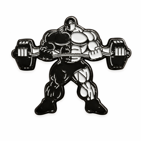 Gym Bodybuilder Weightlifting Metal Phone Sticker
