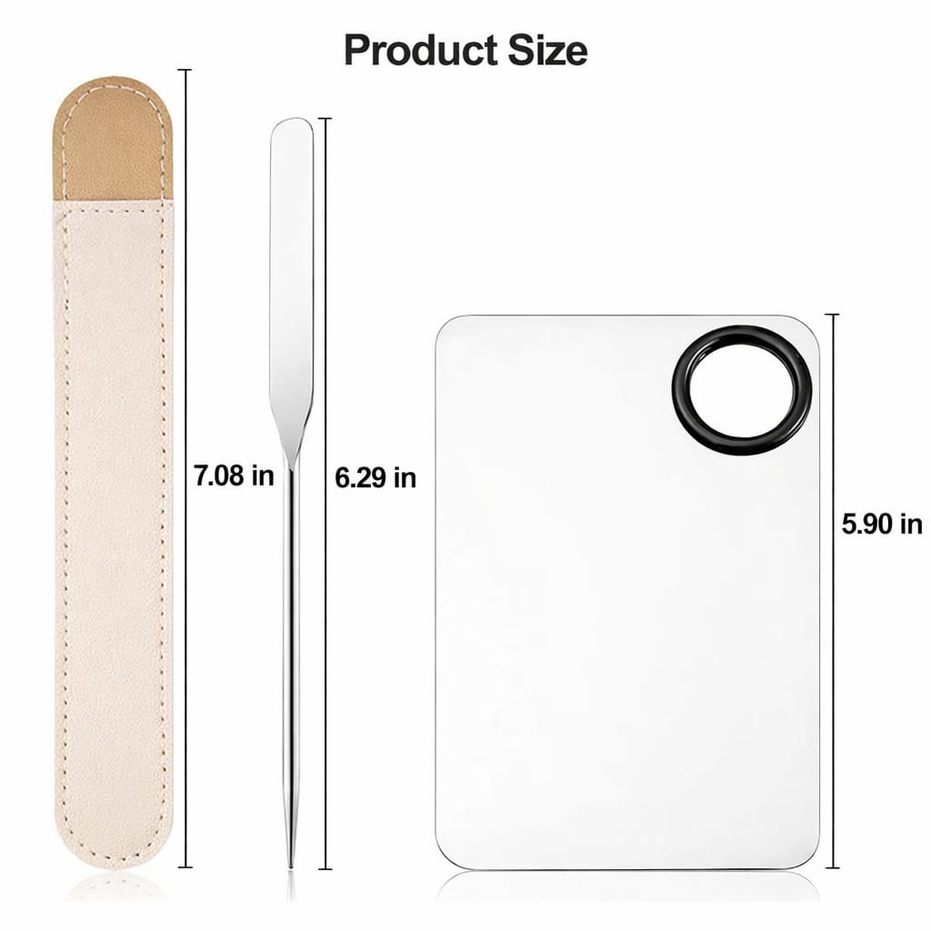 Korean Foundation spatula and mixing tray DUO