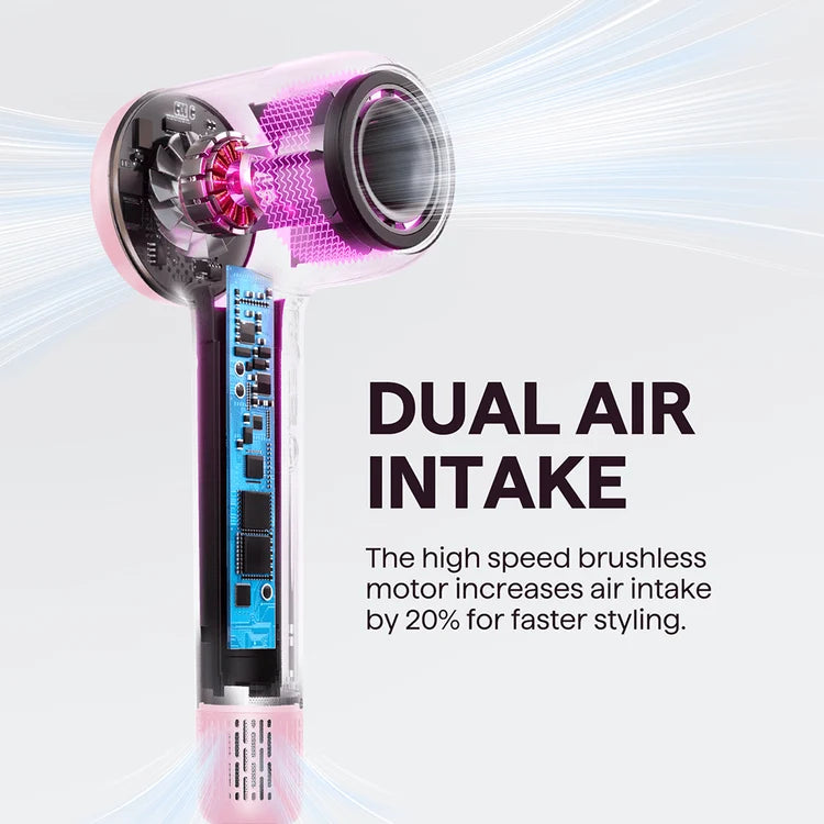Wavy talk Turblow Pro
Fast Drying Hair Dryer With Attachments (Immediate Delivery available)