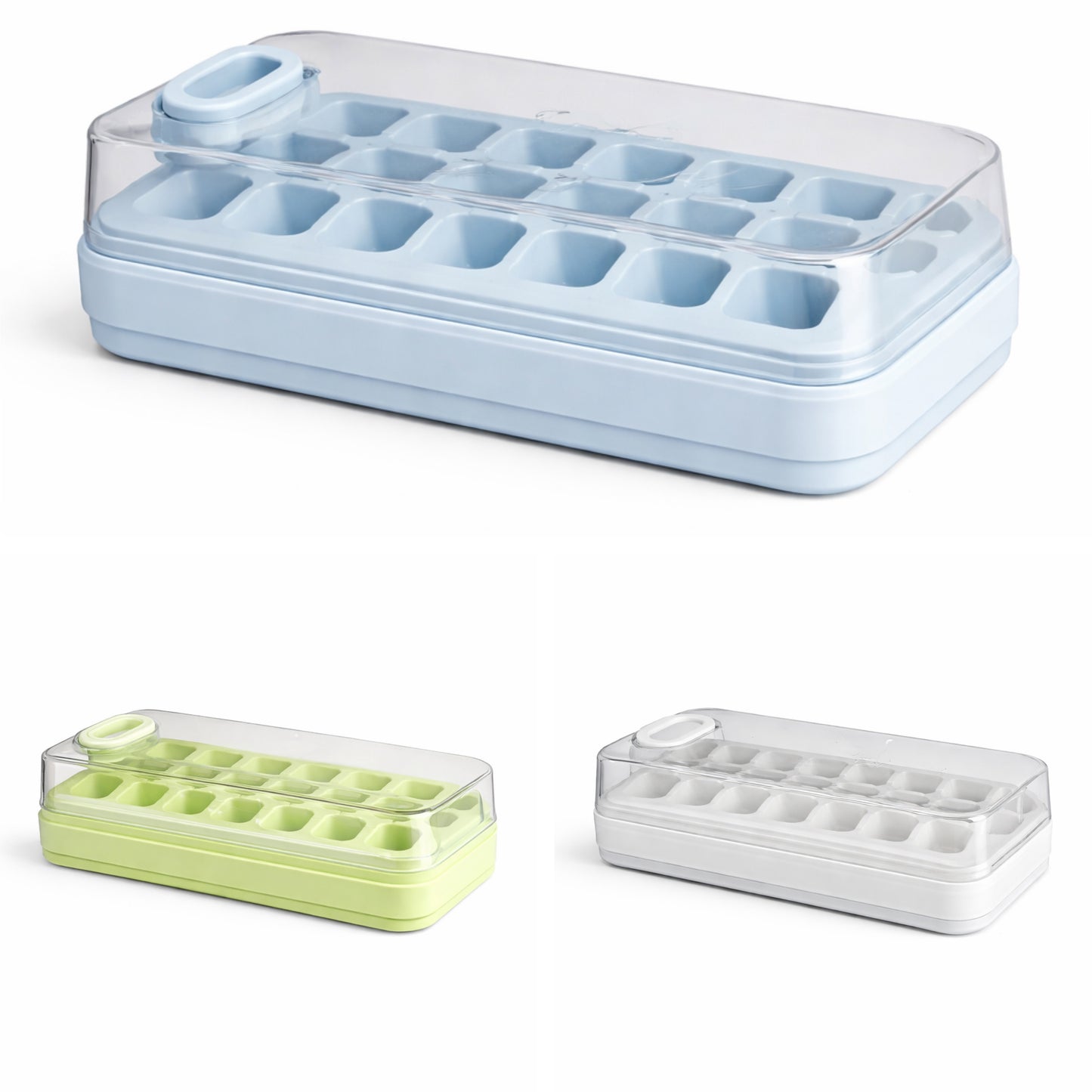 Ice cube tray with box