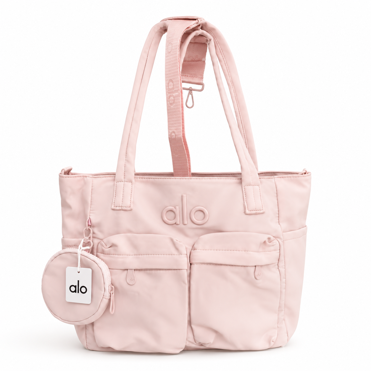 Alo yoga iconic shopper tote bag with long strap (with entire box packaging)