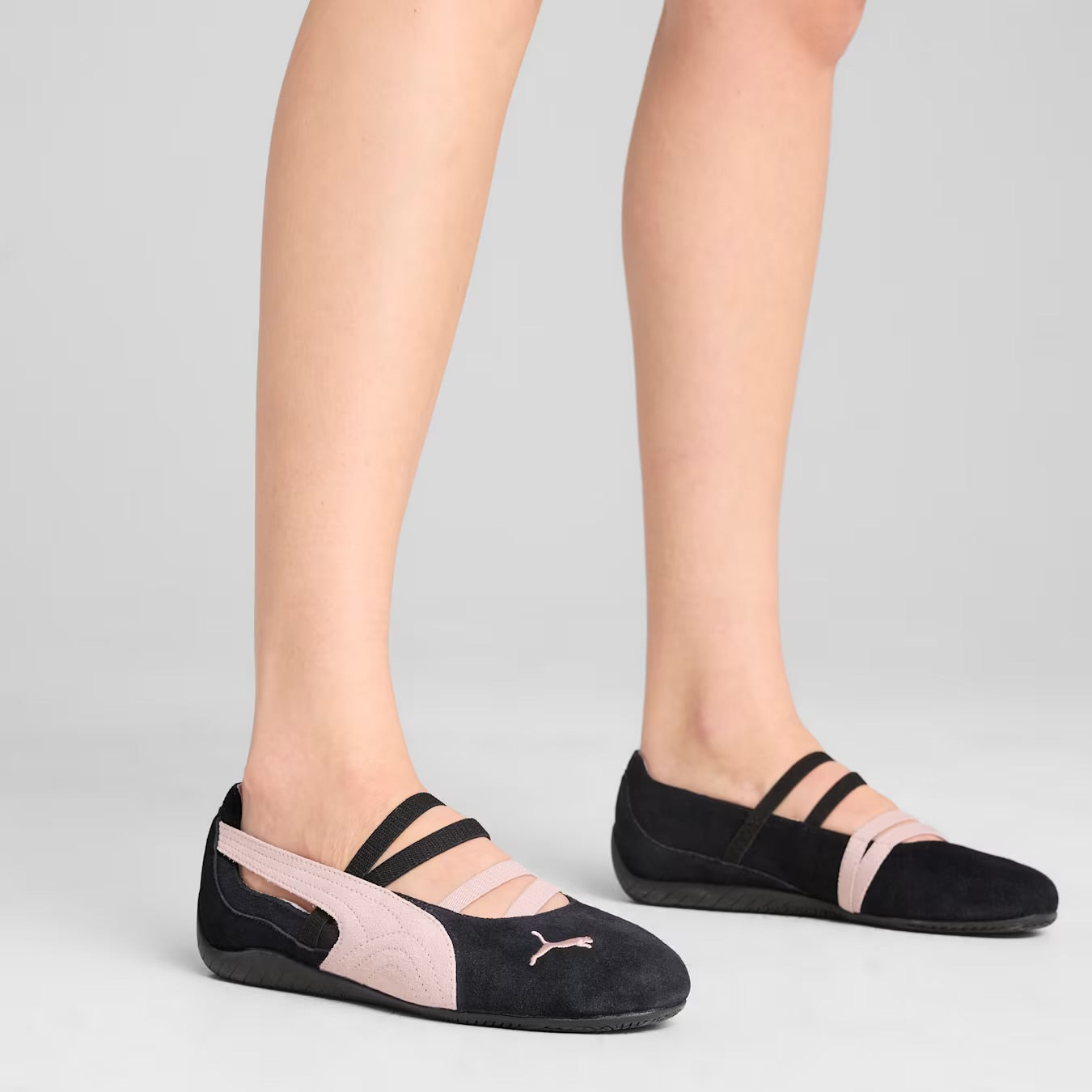 Pink Puma Speedcat Suede Ballet Shoes Women