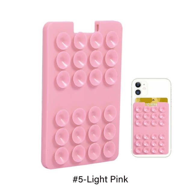 Light pink  Suction card holder