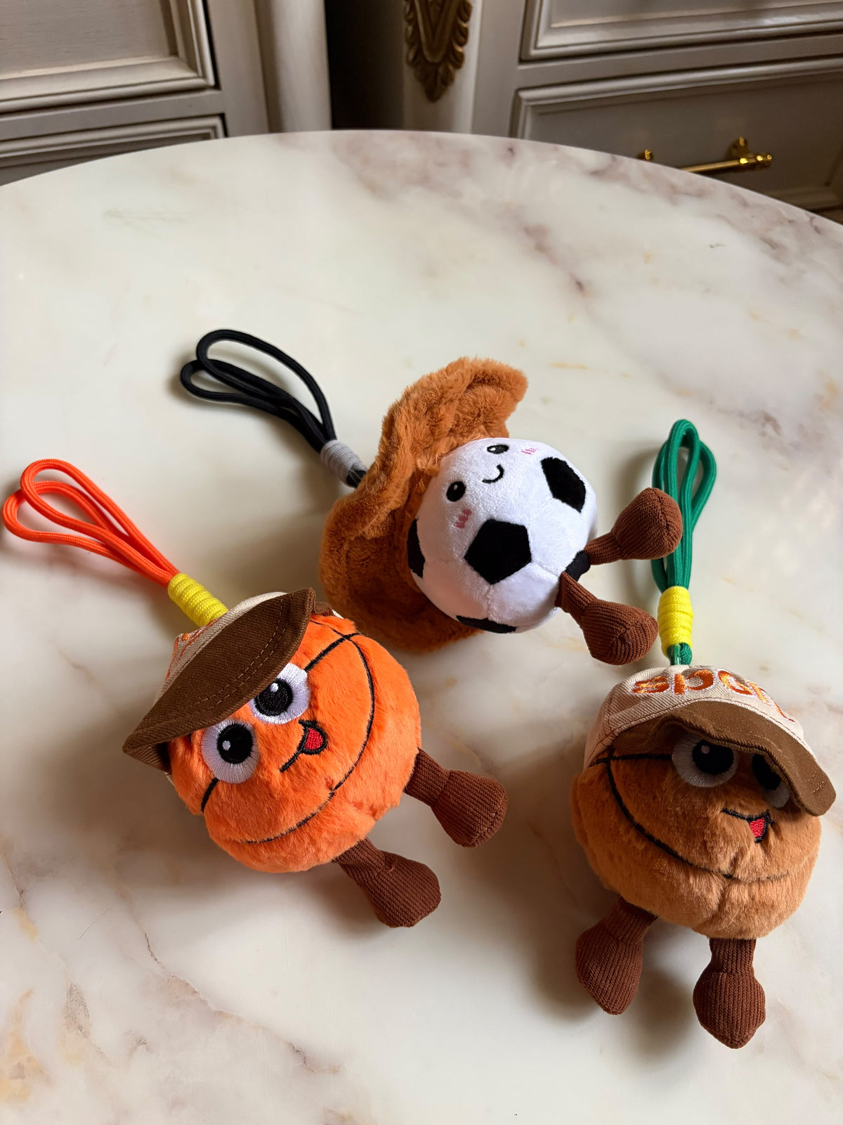 Jelly Sports Ball Bag Charm