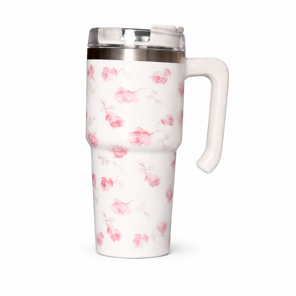 Floral Mini Quencher Tumbler 20oz