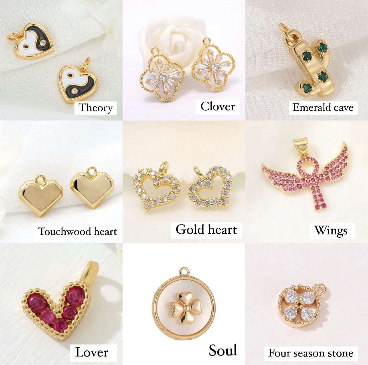 Earring charms