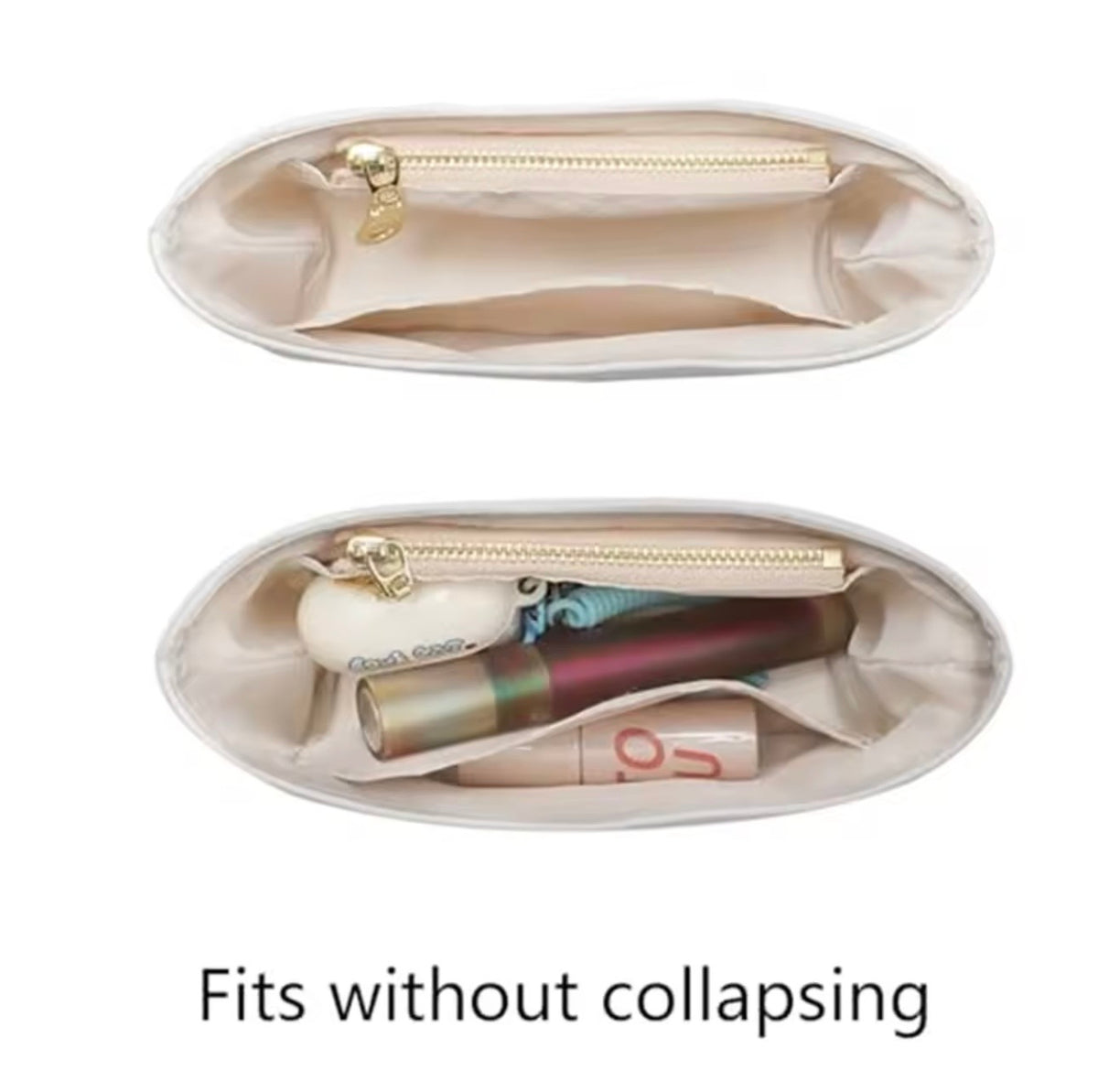 White Bag Organizer For Longchamp Mini Small