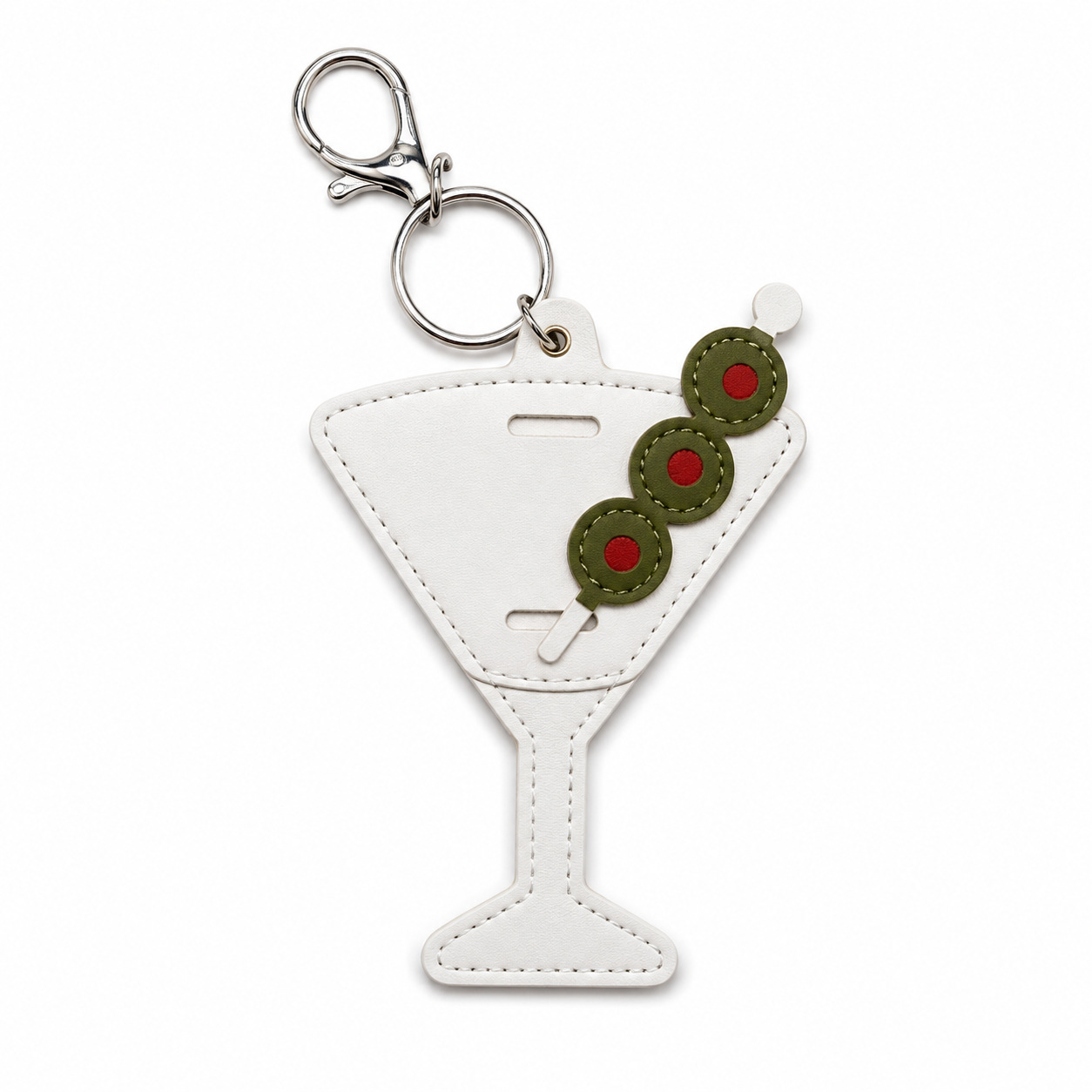 Key Chain Pendant Thickened PU Leather Hanging Sunglasses Glasses Storage