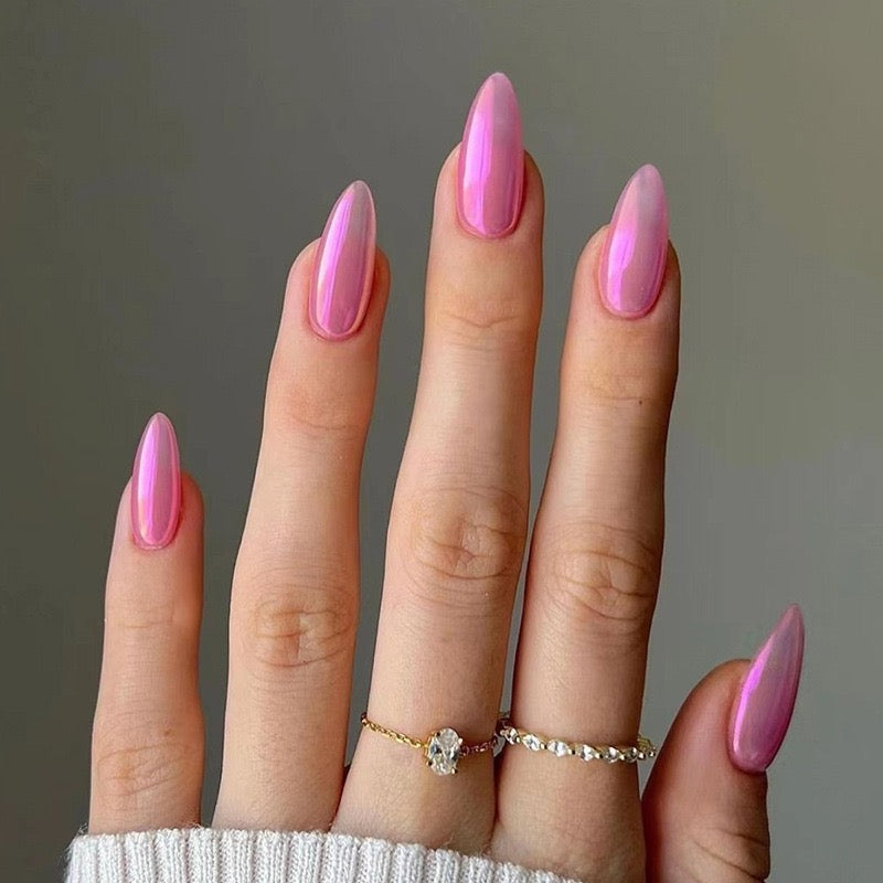 barbie pink nails N20