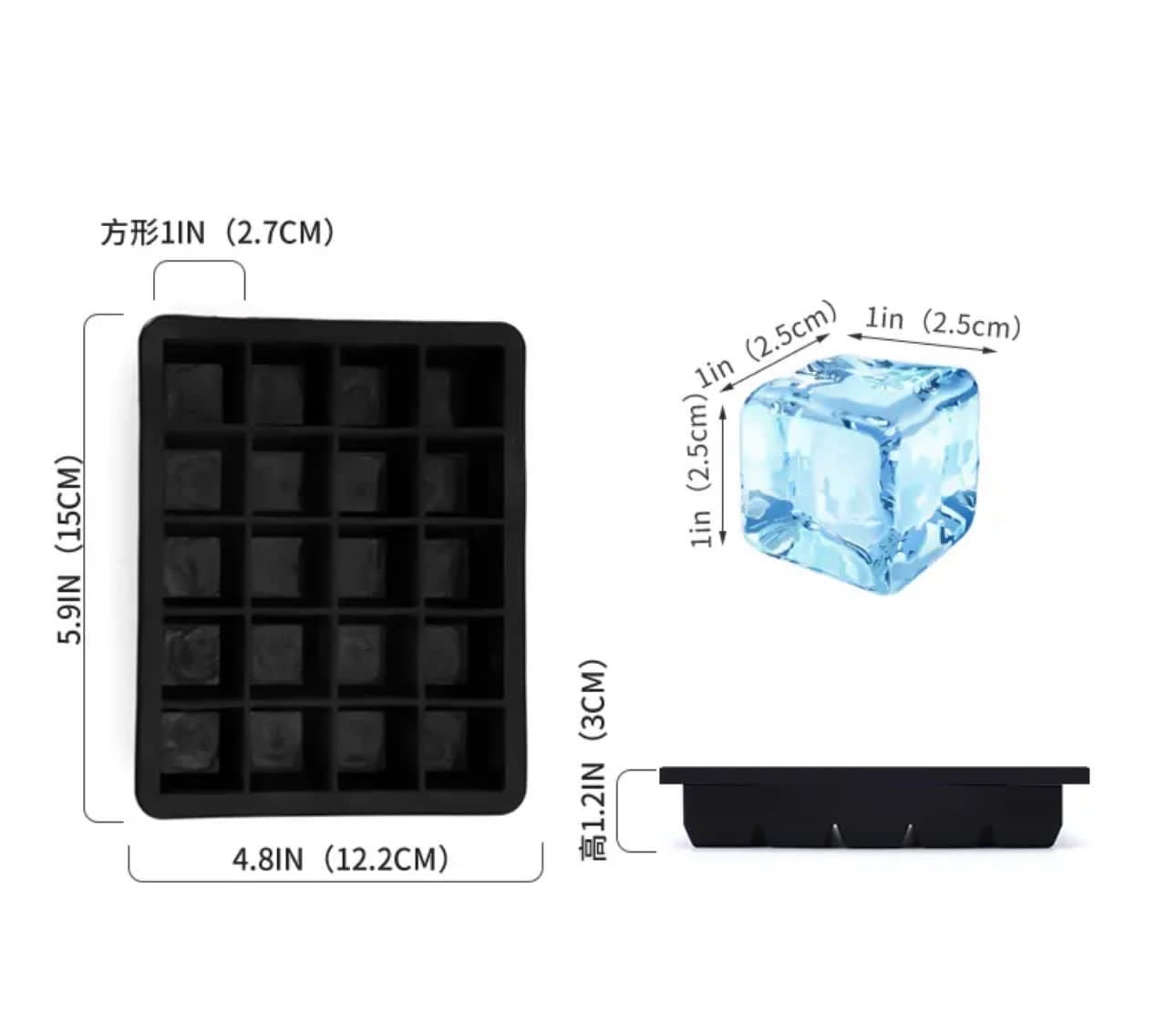 Square Shape Ice Tray