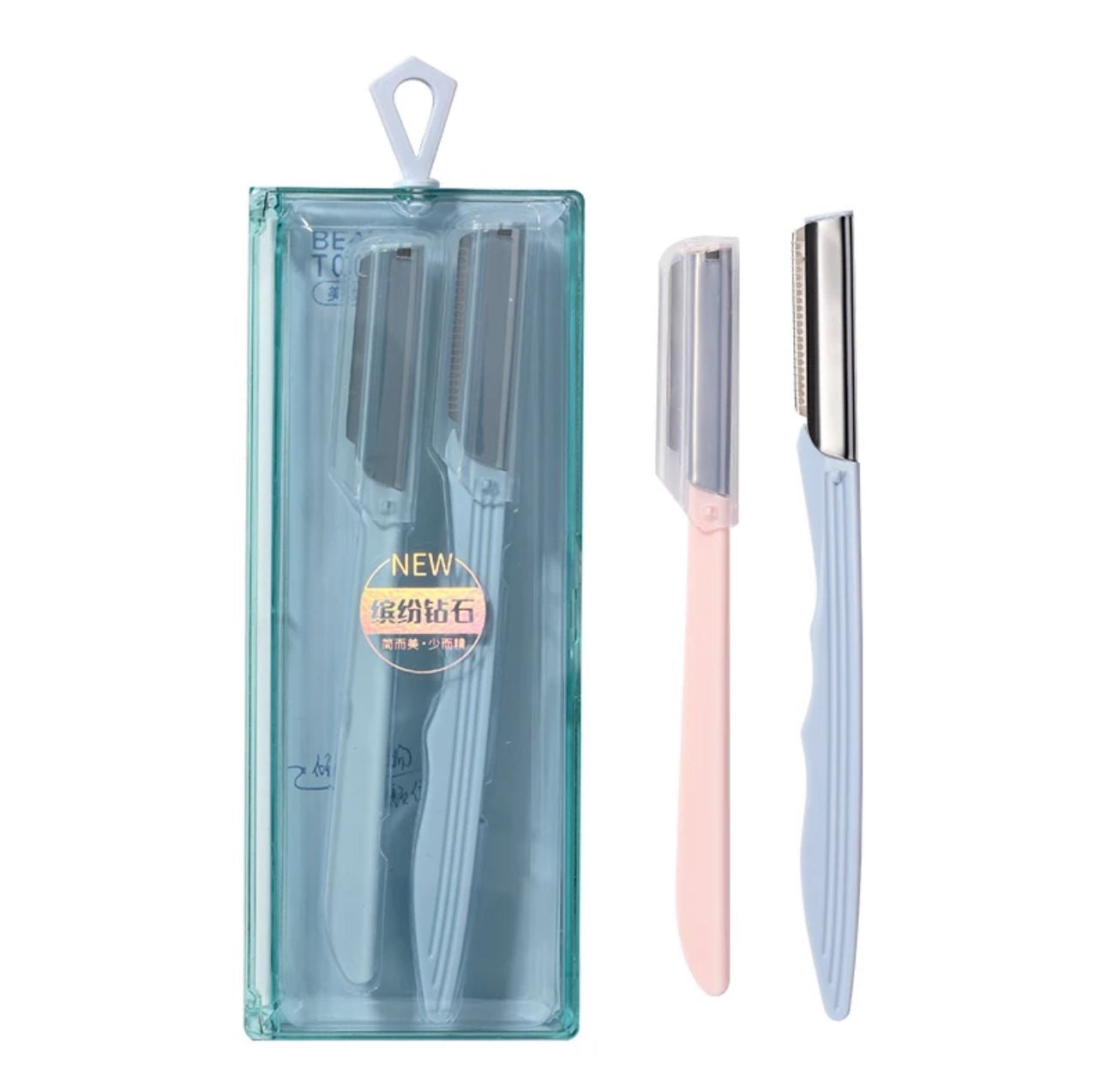 Professional 2 pcs facial razors with box