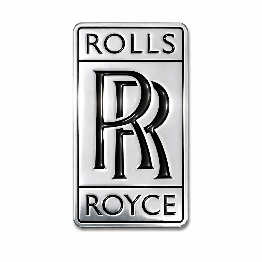 Rolls Royce Logo – Metal Phone Sticker