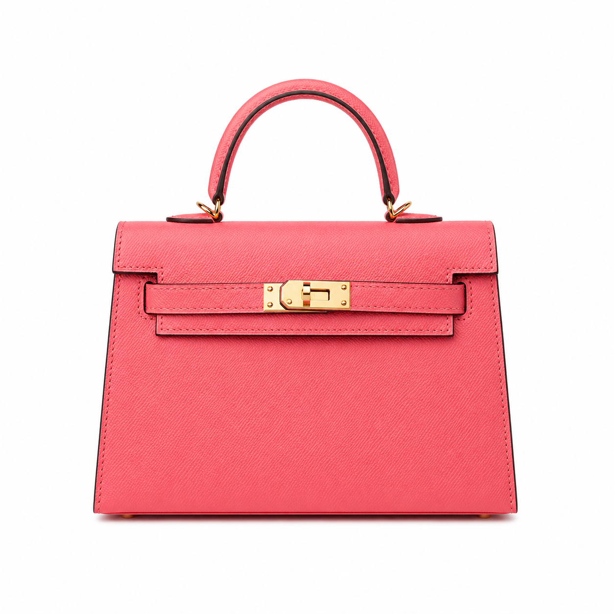 Mini Kelly Bag with Gold Hardware 20cm