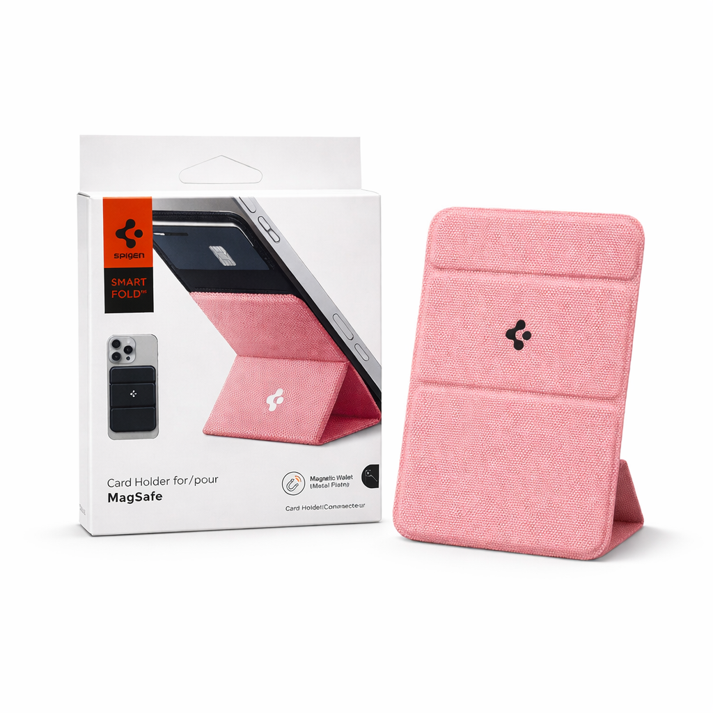 Spigen magsafe card holder smart fold wallet + Mobile Stand