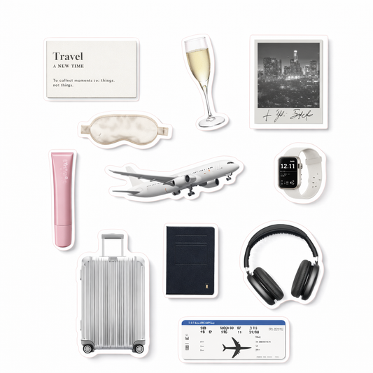 Travel & Airport Phone & Laptop Sticker Sheet