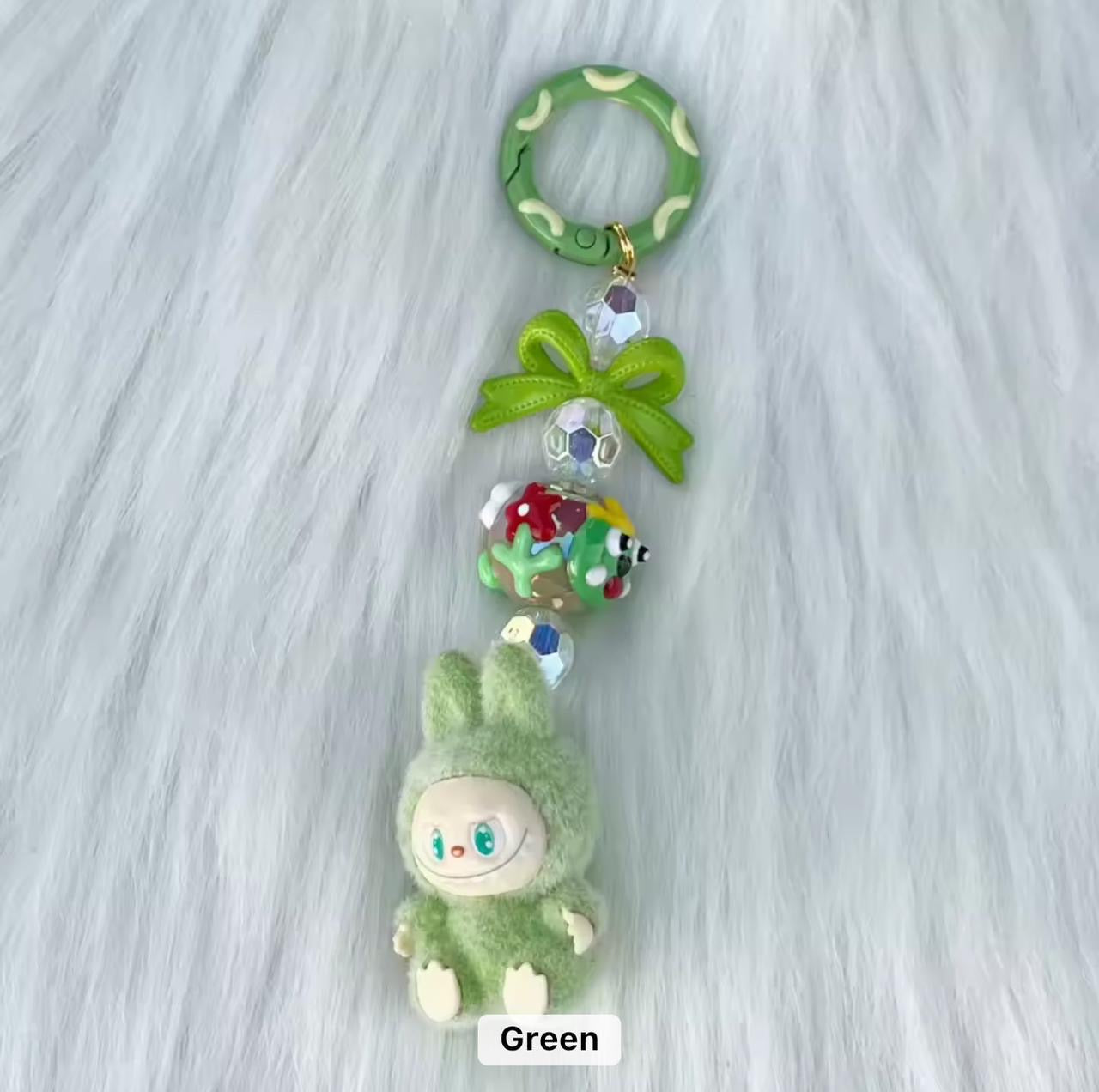 Labubu keychain charm (immediate delivery )