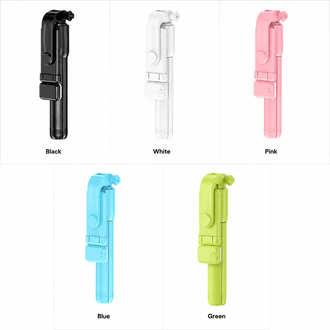 Mini bluetooth tripod with mini light