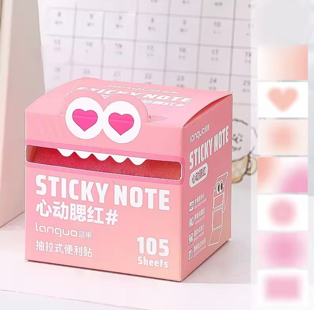 Mr. Paper Pull-Out Transparent Sticky Notes