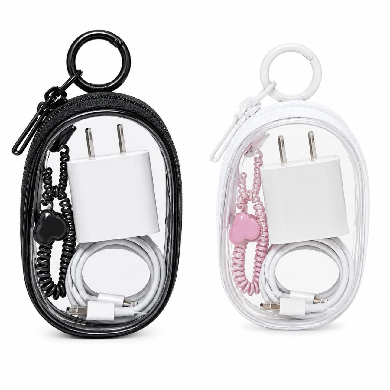 Charger pouches key chain