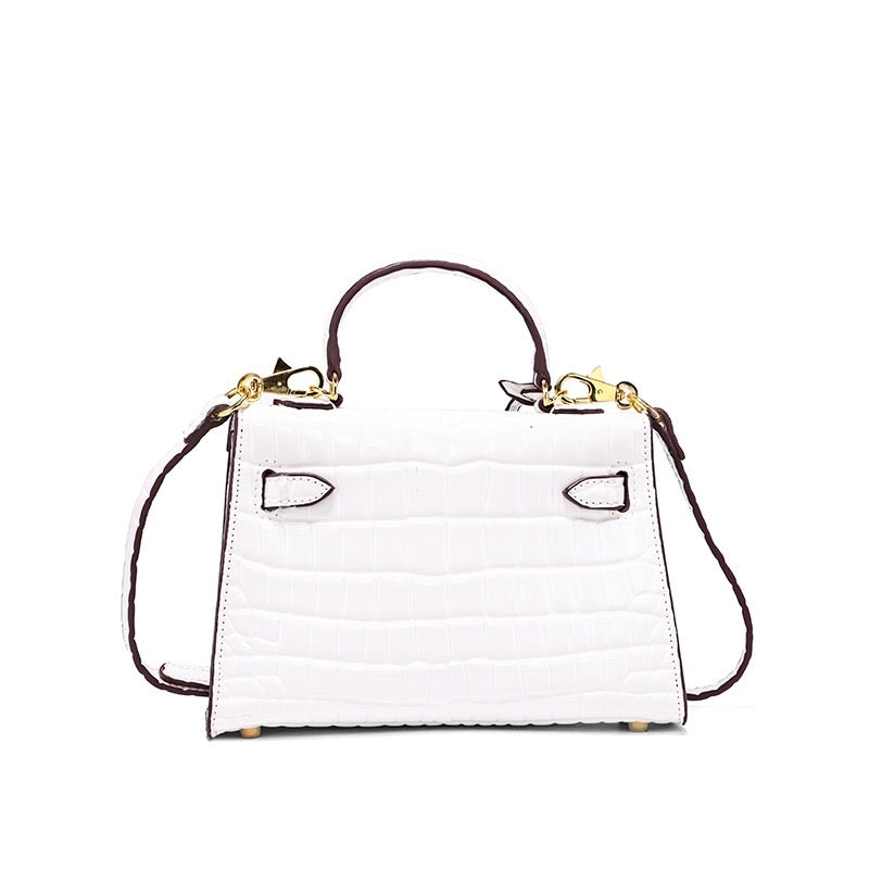 White mini Kelly Birkin bag (In Stock) – Laiba essentials