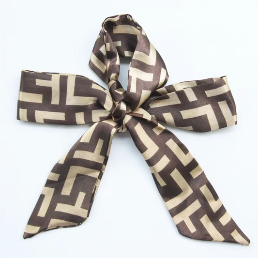 Monogram Luxe - Handbag twilly multipurpose silk scarf