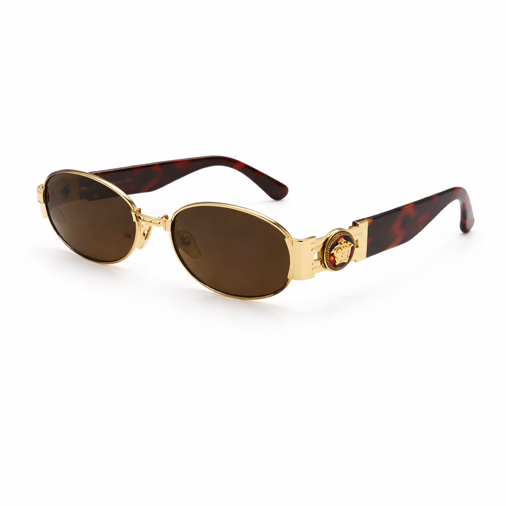 Versace metal frame sunglasses