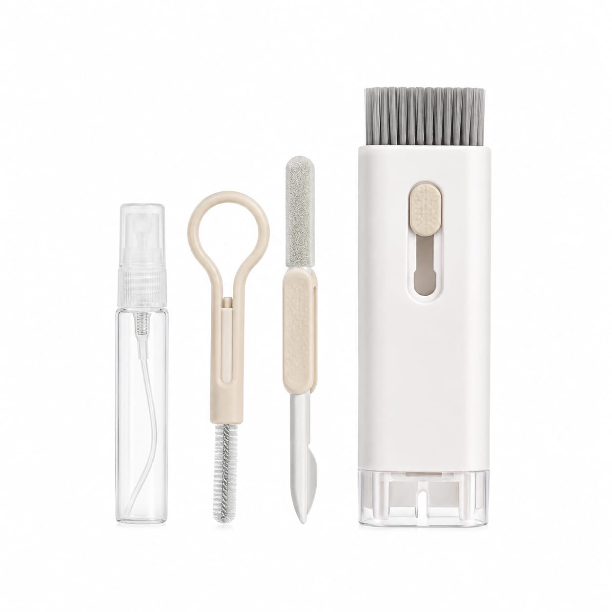 Multifunctional brush cleaner