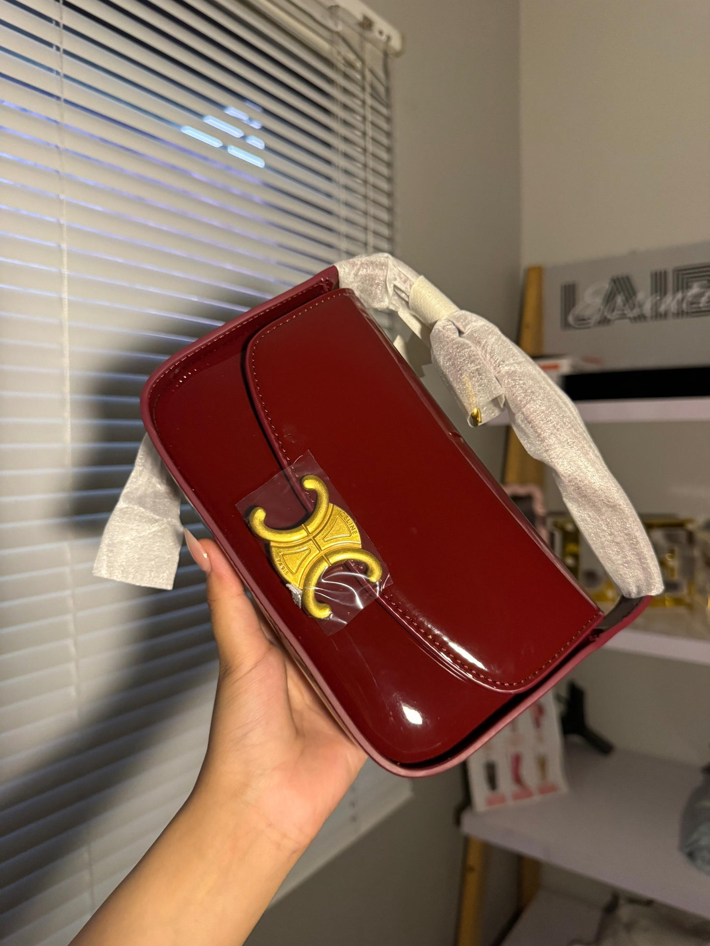 Celine Shine Shoulder Bag (Entire Box Packaging)