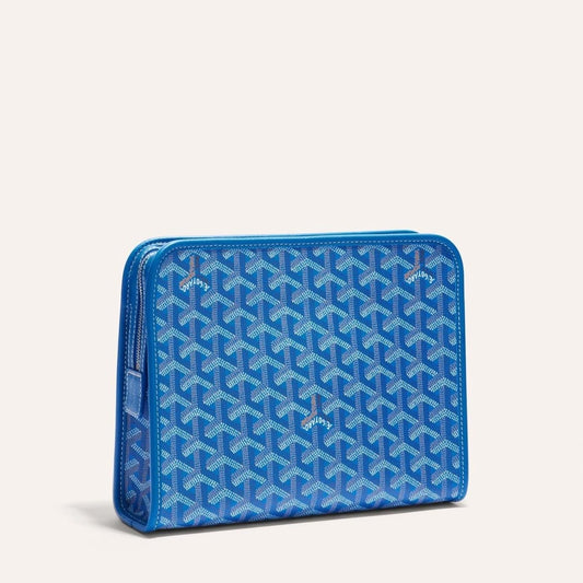 Blue Goyard Jouvence MM Toiletry Bag (15-20 Days Delivery Time)