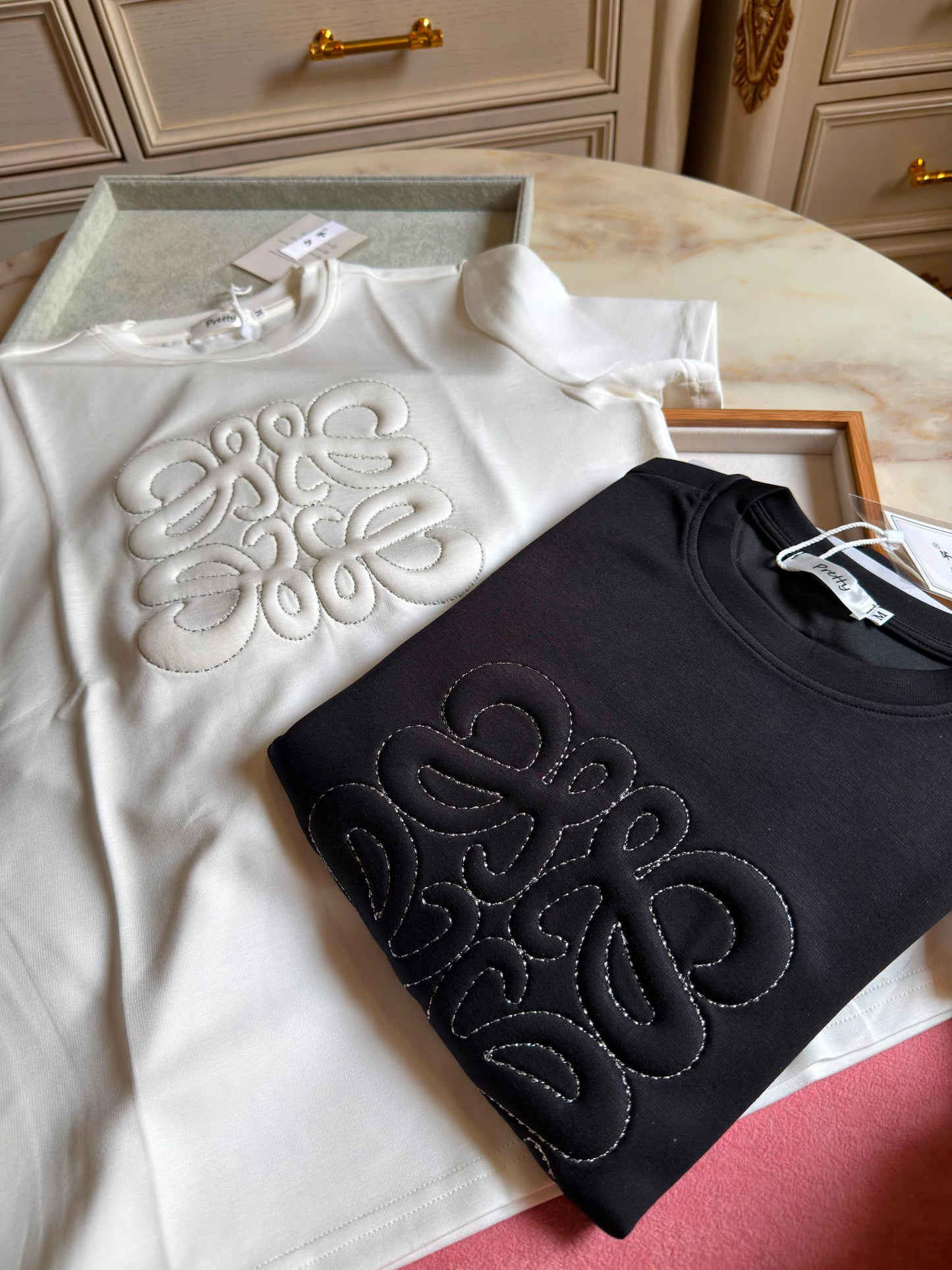 Loewe Anagram Embroidered Oversized T-Shirt