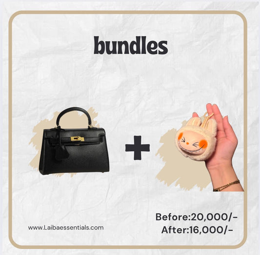 MINI BLACK KELLY BAG BUNDLE