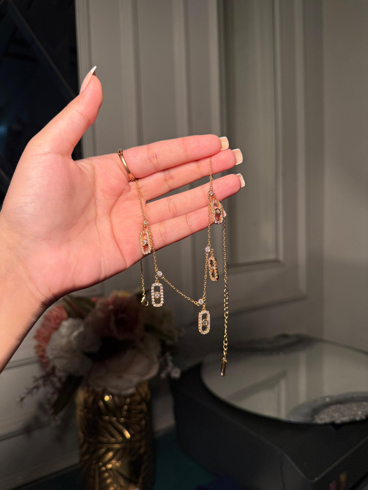 Messika B.Zero1 Rock Chain Necklace/Earring