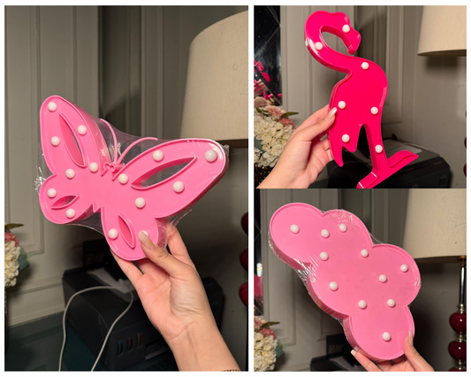 Multi showcase with light