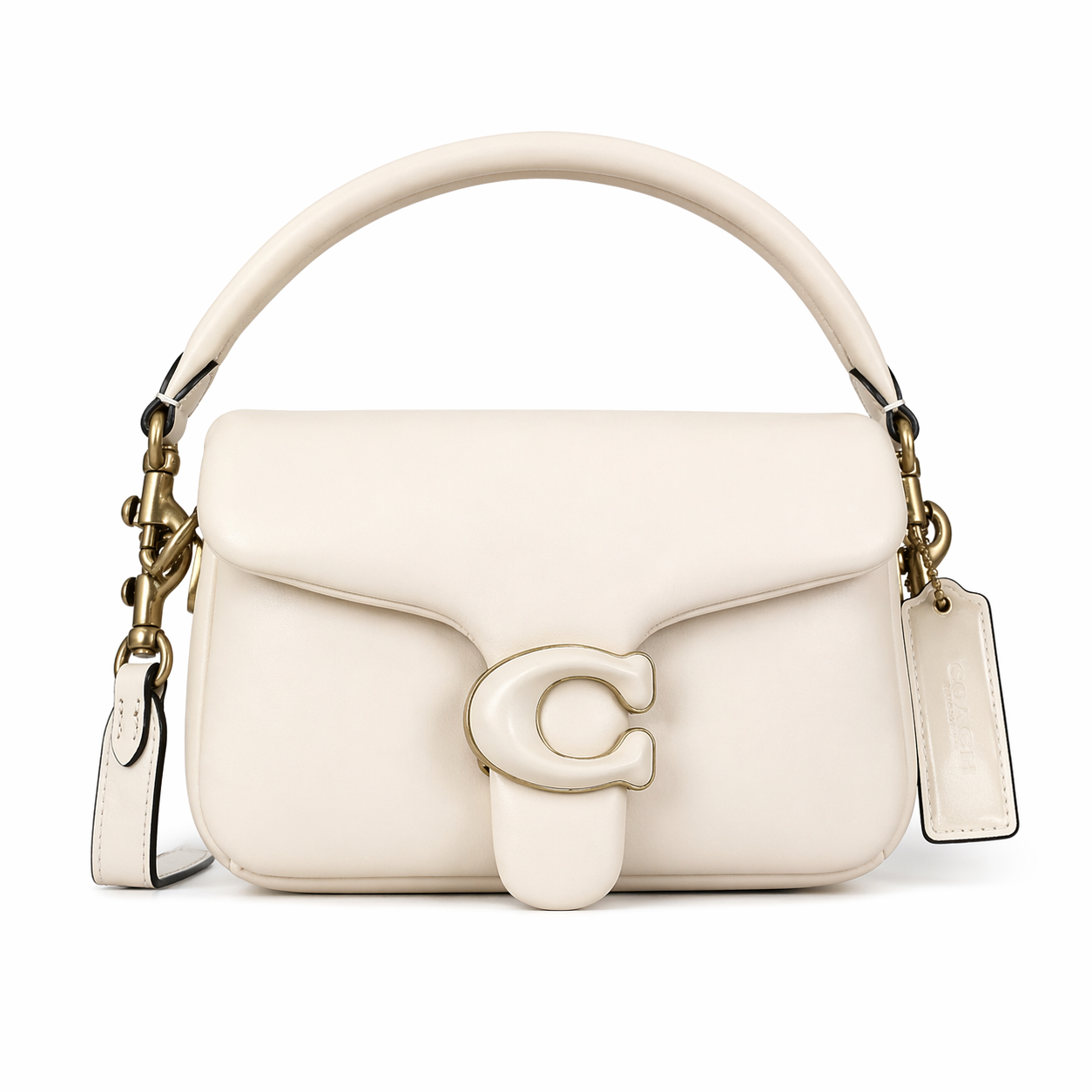 Black Tabby Coach Shoulder Bag